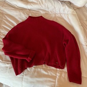 HOLLISTER Red Knit Sweater